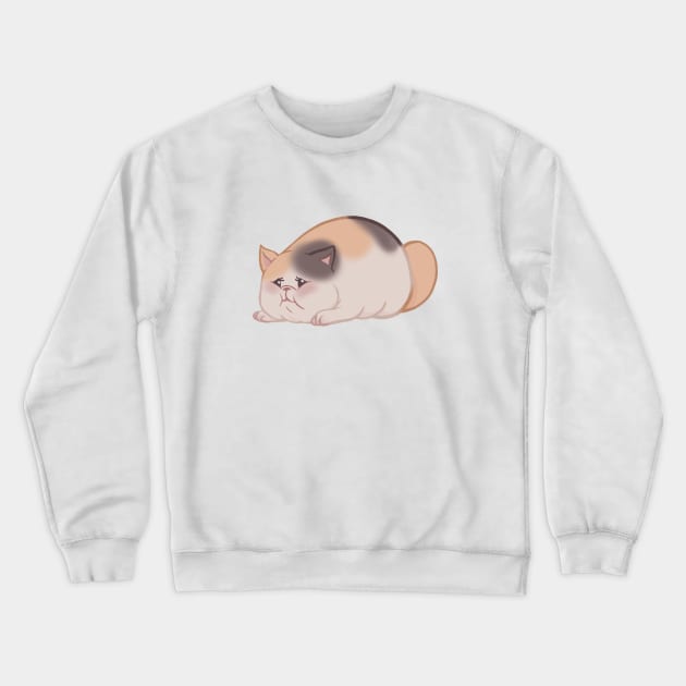 FFXIV - Fat Cat Crewneck Sweatshirt by Thirea